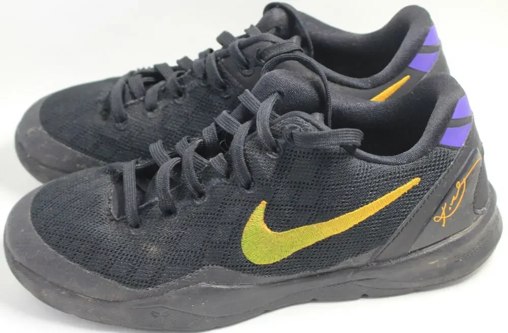Nike Kobe VIII 8 Lakers Away Black/Purple/Gold FN0267-002 SZ 1.5 Y